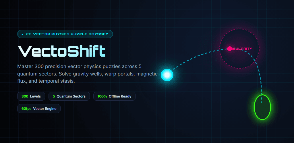 VectoShift Physics Gameplay Banner